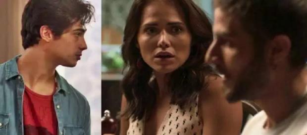 Icaro, Valentim e Rosa em Segundo Sol Icaro, Valentim e Rosa em Segundo Sol
