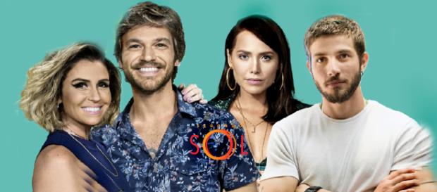 Os dois casais resolvem selar a união em conjunto. (Reprodução/Mais! Mais! TV) Os dois casais resolvem selar a união em conjunto. (Reprodução/Mais! Mais! TV)