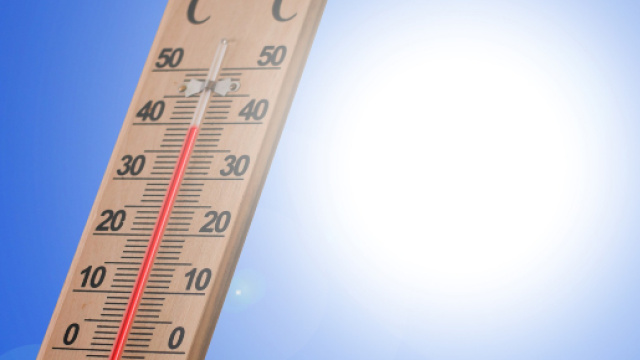 Temperature al di sopra della media.