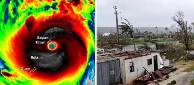 Il super tifone Yutu devasta Saipan ed è diretto sulle Filippine Il super tifone Yutu devasta Saipan ed è diretto sulle Filippine
