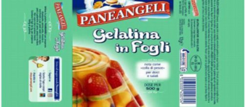 Gelatina Paneangeli ritirata dal mercato per probabile contaminazione da salmonella.