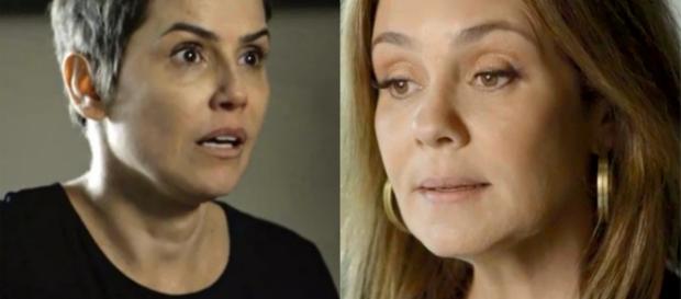 Karola e Laureta (Foto: TV Globo) Karola e Laureta (Foto: TV Globo)