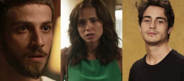 Rosa Icaro e Valentim em Segundo Sol Rosa Icaro e Valentim em Segundo Sol