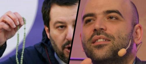 Salvini, scontro con Saviano (Fonte: Gianni Liberti - Youtube)