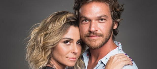 Luzia e Beto Falcão, personagens de Segundo Sol. Luzia e Beto Falcão, personagens de Segundo Sol.