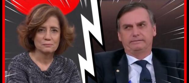 Miriam Leitão não concorda com atitude de Bolsonaro após vitória. (foto reprodução). Miriam Leitão não concorda com atitude de Bolsonaro após vitória. (foto reprodução).
