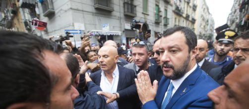 Salvini a Napoli promette lotta alla camorra