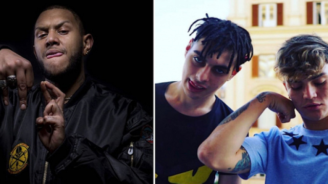 Dium a sinistra, Traffik e Gallagher a destra