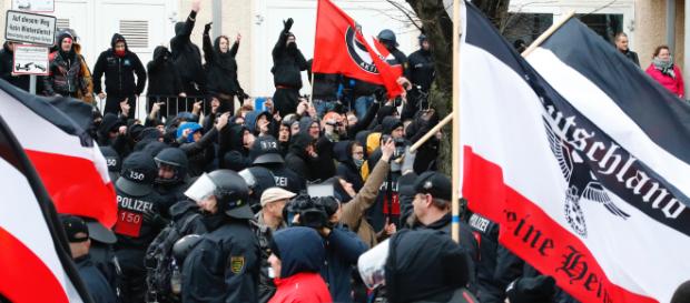 What happened when Germany banned Nazi symbols at a neo-Nazi march ... - businessinsider.com What happened when Germany banned Nazi symbols at a neo-Nazi march ... - businessinsider.com