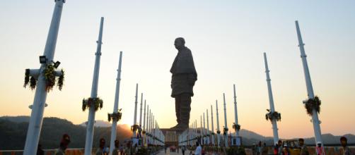 World's Tallest Statue Unveiled In India: (Image via NDTV screencap)