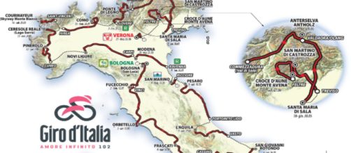 Giro d’Italia: scoperto il percorso, ci sono Mortirolo e Gavia