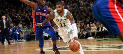 Kyrie Irving helped guide the Boston Celtics to their third-straight win on October 30. - [Bleacher Report / YouTube screencap]