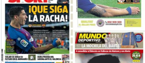 La prensa catalana da por sentado que el Barça ganará al Rayo Vallecano.