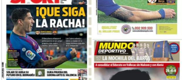 La prensa catalana da por sentado que el Barça ganará al Rayo Vallecano. La prensa catalana da por sentado que el Barça ganará al Rayo Vallecano.