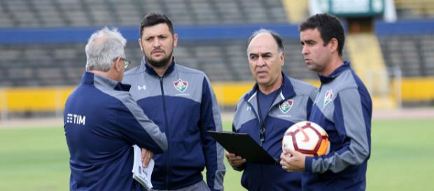 Marcelo Oliveira divulga a escalação do Fluminense para encarar o Nacional Marcelo Oliveira divulga a escalação do Fluminense para encarar o Nacional