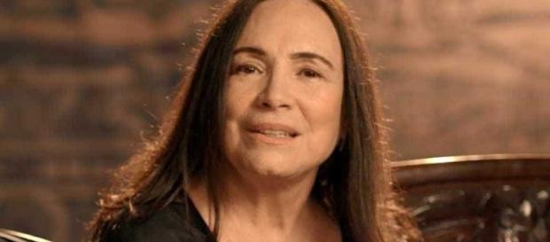 Regina Duarte comemora vitória do seu candidato. (foto reprodução). Regina Duarte comemora vitória do seu candidato. (foto reprodução).