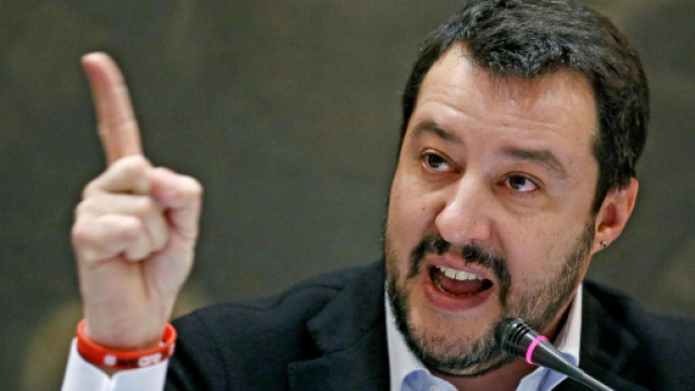 Il Ministro dell'Interno Matteo Salvini