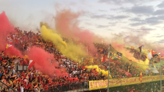 La Curva del Benevento. Foto sanniosport.it