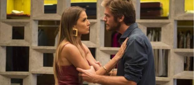 Karola e Beto Falcão em Segundo Sol. (foto reprodução) Karola e Beto Falcão em Segundo Sol. (foto reprodução)