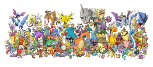 Os 151 Pokémon da região de Kanto.