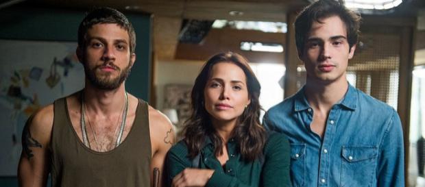 Ícaro, Rosa e Valentim em Segundo Sol. Ícaro, Rosa e Valentim em Segundo Sol.