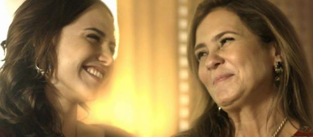 Rosa e Laureta em Segundo Sol participam de cena de sequestro. (foto reprodução). Rosa e Laureta em Segundo Sol participam de cena de sequestro. (foto reprodução).