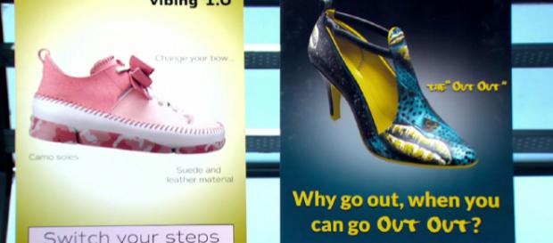 Cadidates design ladies shoes in newest Apprentice task (Image credit: iPlayer screen grab) Cadidates design ladies shoes in newest Apprentice task (Image credit: iPlayer screen grab)