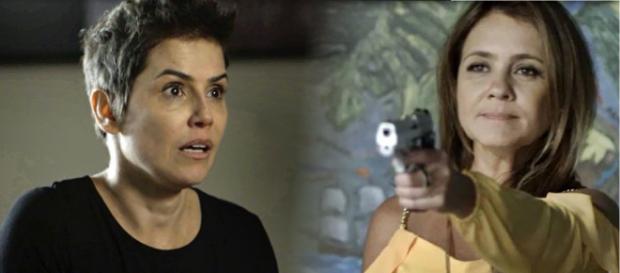 Laureta mata a própria final, no final de Segundo Sol. (foto reprodução). Laureta mata a própria final, no final de Segundo Sol. (foto reprodução).