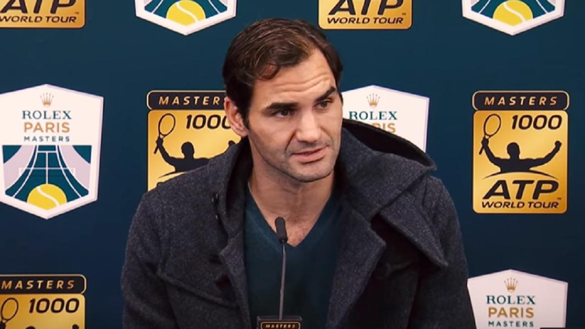 Roger Federer sets foot in without playing