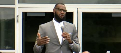 Akron school board gives okay to filmaker for documentary at I Promise School backed by LeBron James. [Image Source: NBA - YouTube]