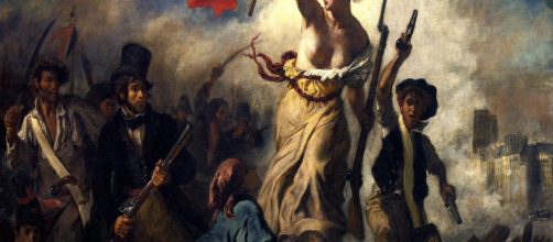 Eugene Delacroix' Liberty Leading the People [Image source: Wikipedia]