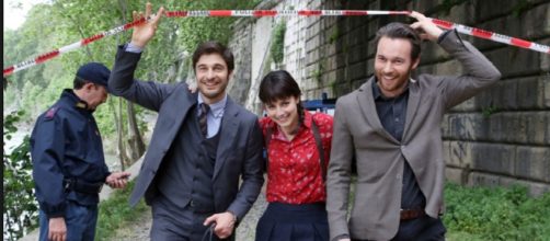 I tre protagonisti della serie televisiva.