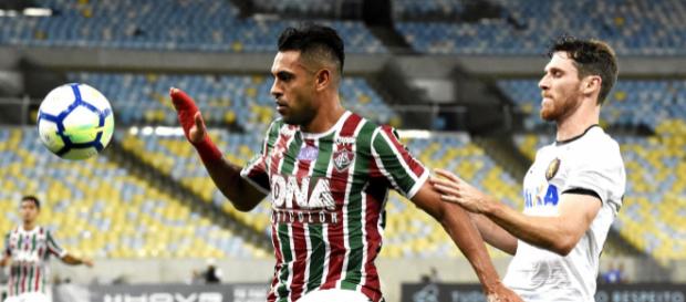 Flu tenta a difícil missão de encarar, fora de casa, o líder Palmeiras pelo Brasileirão (Foto: Lucas Merçon) Flu tenta a difícil missão de encarar, fora de casa, o líder Palmeiras pelo Brasileirão (Foto: Lucas Merçon)