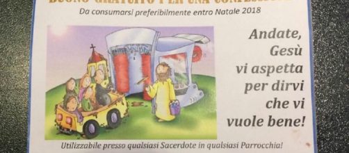 Verona: parroco distribuisce il 'buono confessione': 'Dio ci viene incontro dappertutto'