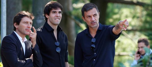 Leonardo, Maldini e Ricardo Kakà Leonardo, Maldini e Ricardo Kakà