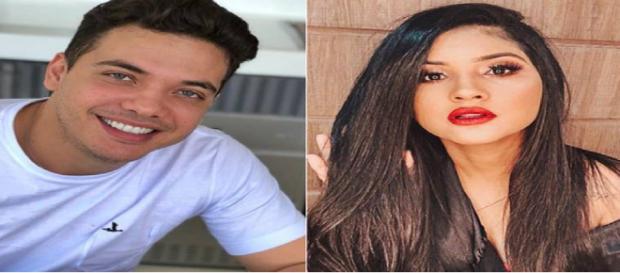 Wesley Safadão e Mileide Mihaile em colagem de fotos do Instagram. (foto reprodução). Wesley Safadão e Mileide Mihaile em colagem de fotos do Instagram. (foto reprodução).