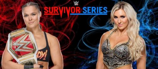 Ronda Rousey will battle Charlotte Flair at this Sunday's Survivor Series PPV. - [WWE / YouTube screencap]