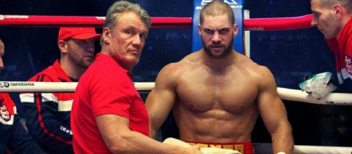 Dolph Lundgren e Florian Munteanu nei panni di Ivan e Viktor Drago