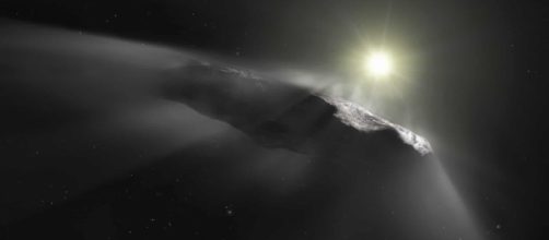 Oumuamua l'oggetto alieno che viene dal lontano.