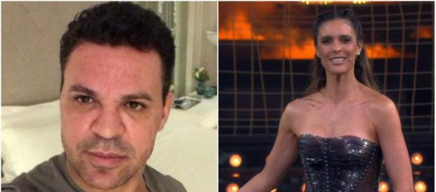 Cantor chegou a xingar a apresentadora nas redes sociais. Cantor chegou a xingar a apresentadora nas redes sociais.