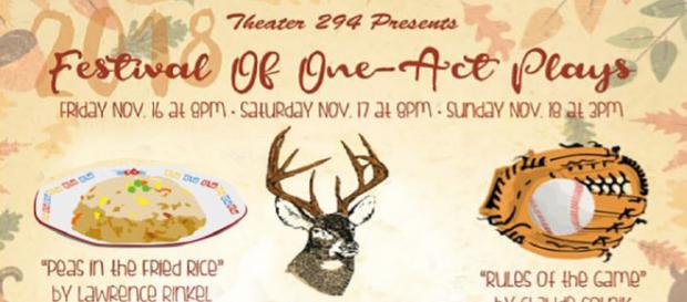Theater 294 1 Act Festival (Image via Theater294) Theater 294 1 Act Festival (Image via Theater294)