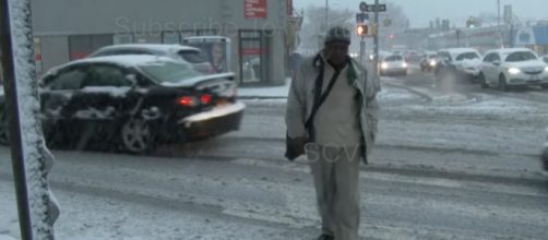Snowfall in New York City, 11/15/2018. [Image source/StormChasingVideo YouTube video]