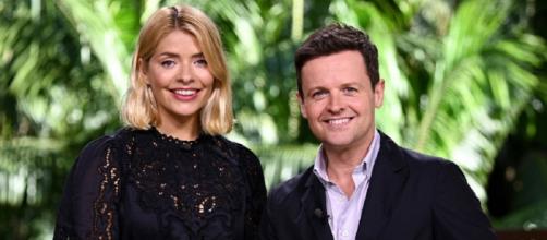 Holly Willoughby joins Dec for this first time in the 2018 I'm a Celeb Jungle. (Image credit: @imacelebrity/Twitter.com)