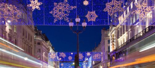 Christmas lights in Regent Street, London. [Image Diliff/Wikimedia]