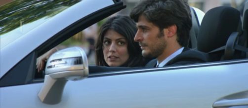 L'allieva Alessandra Mastronardi e Lino Guanciali