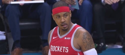 Now that Carmelo Anthony is done with Houston, there's speculation on his next team. - [NBA / YouTube screencap]