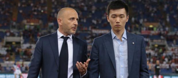 Il ds dell'Inter, Piero Ausilio, con il presidente della squadra nerazzurra, Steven Zhang Il ds dell'Inter, Piero Ausilio, con il presidente della squadra nerazzurra, Steven Zhang