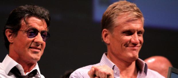 Stallone and Lundgren reprise "Rocky" roles (Image Credit: Gage Skidmore/Flickr) Stallone and Lundgren reprise "Rocky" roles (Image Credit: Gage Skidmore/Flickr)