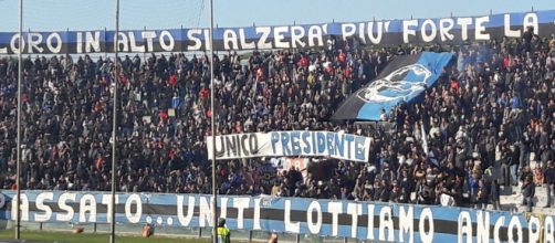 Pisa Olbia 1-1 17/11/2018, 12ª giornata del campionato di serie C girone A: tributo della curva a Romeo Anconetani