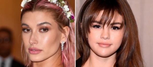 Hailey Baldwin und Selena Gomez. Hailey Baldwin und Selena Gomez.
